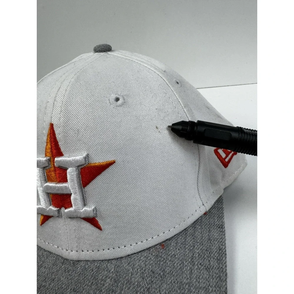 New Era Houston Astros 9Fifty Snapback Hat Cap White Adjustable One Size READ